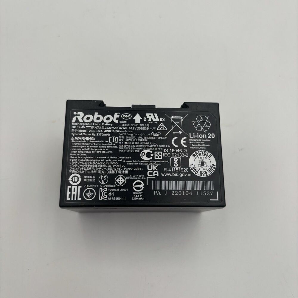 iRobot Roomba J7 RVE-Y1 ABL-D2A OEM Li-Ion Battery 14.4V 2220mAh 32Wh UNTESTED